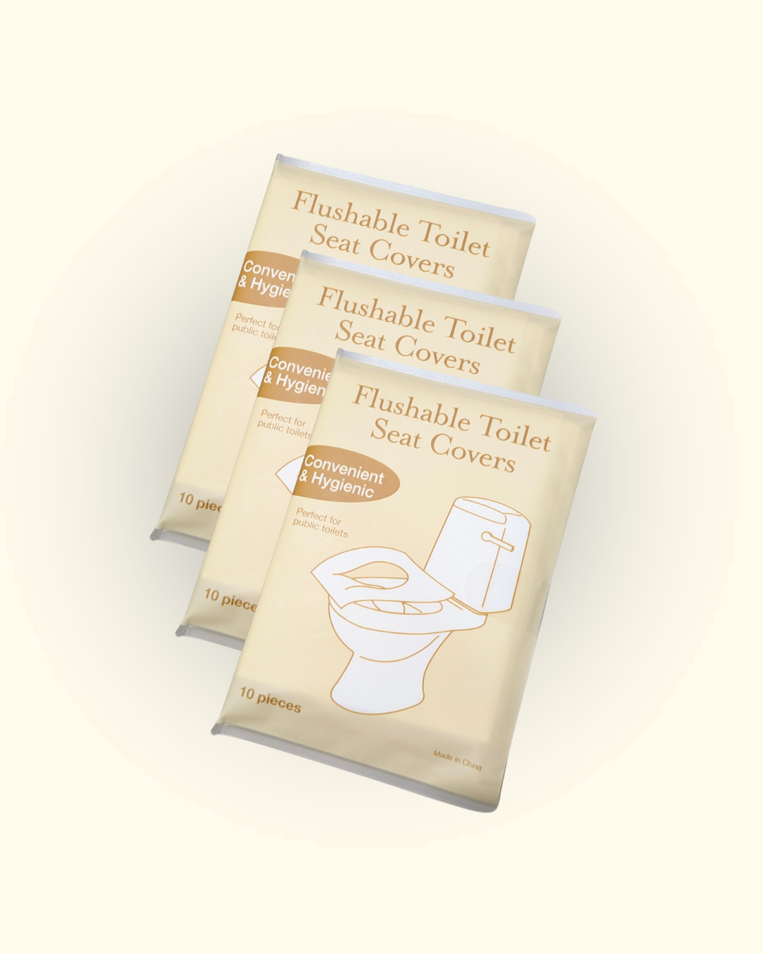 (OUT OF STOCK) Toilet Seat Covers - 3 Pack